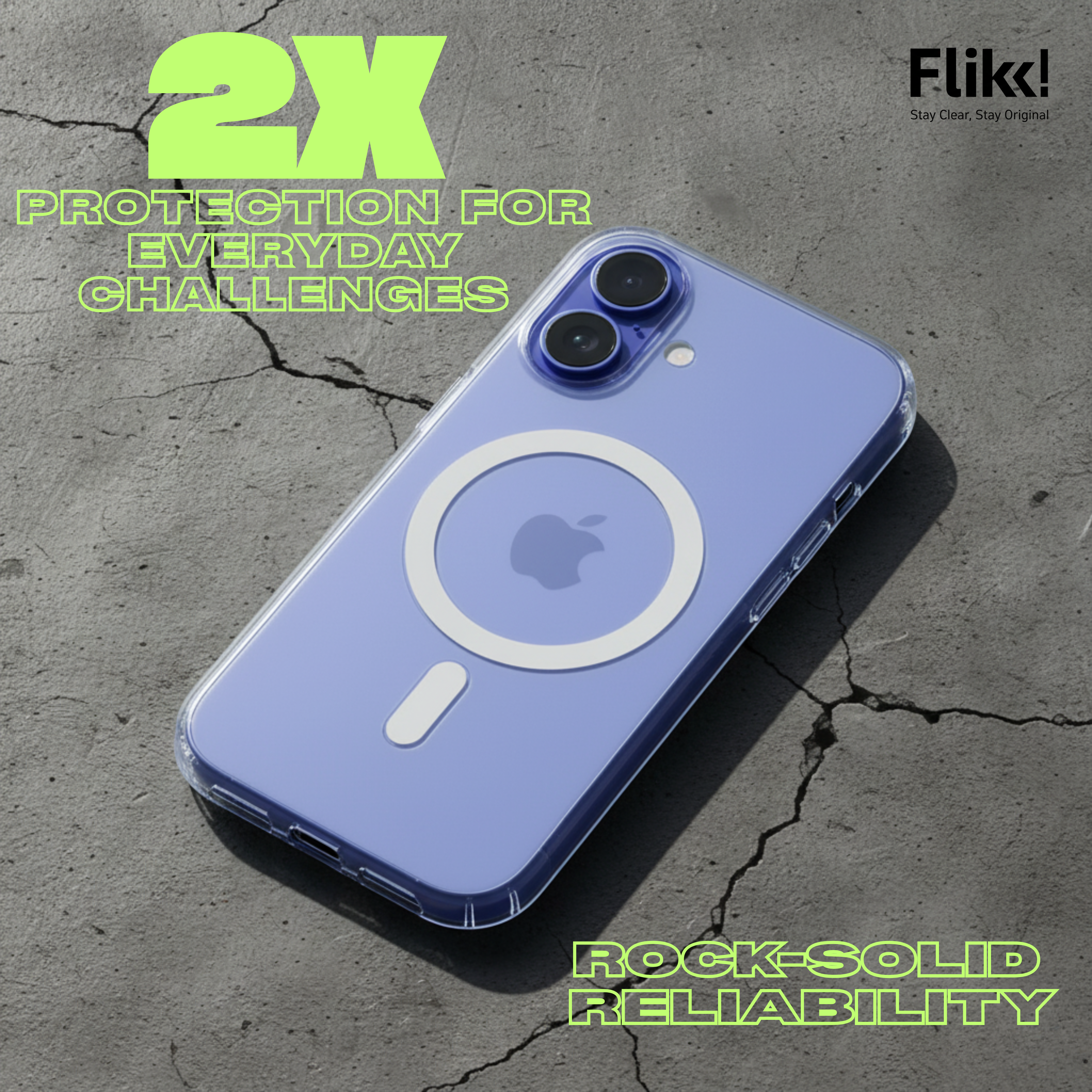 iPhone 16 | Non-Yellowing Transparent Case