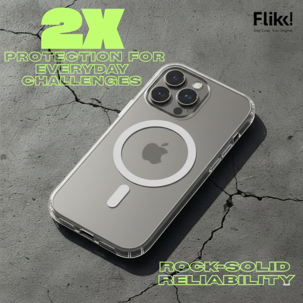 iPhone 16 Pro Max | Crystal Clear Non-Yellowing Case with MagSafe Compatibility