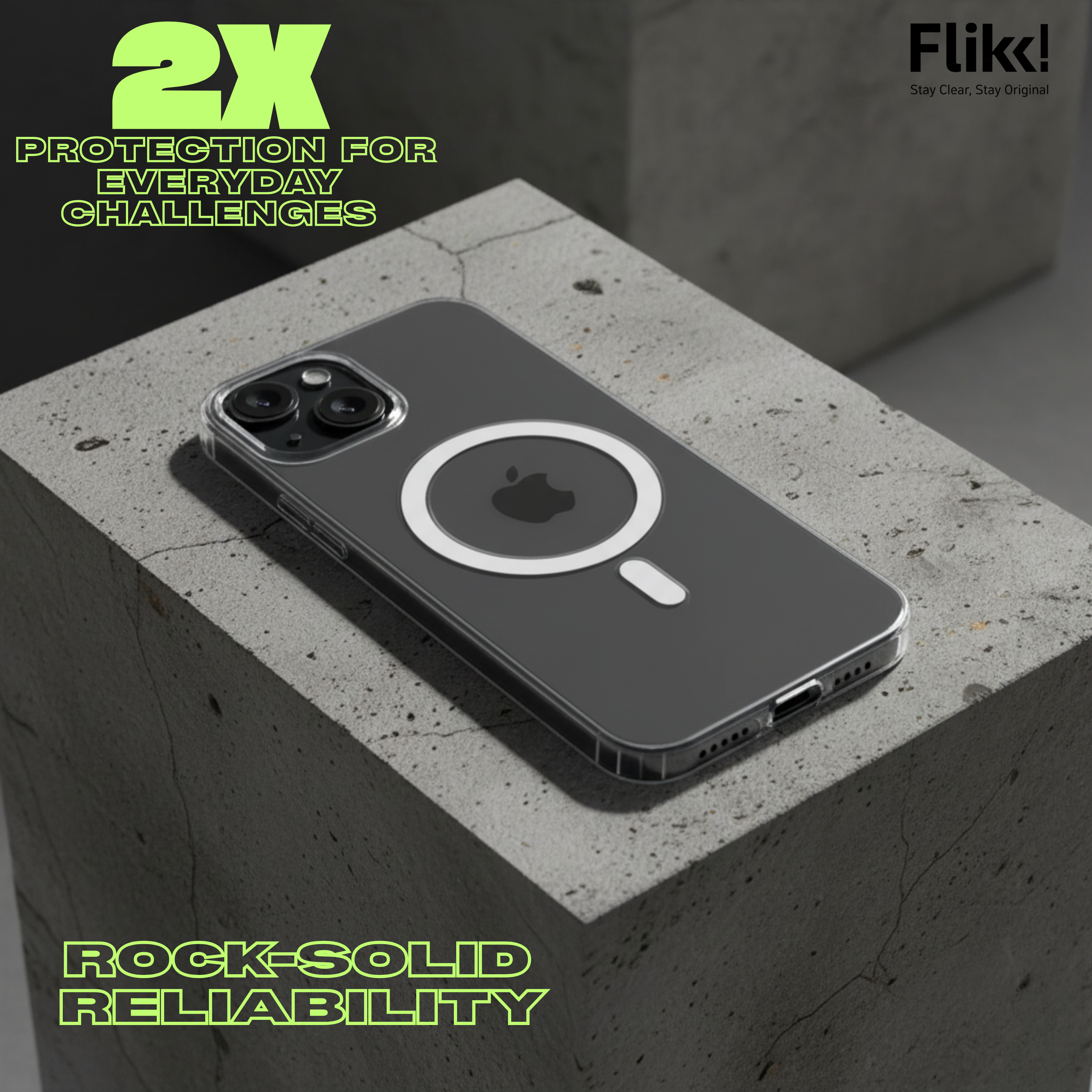 iPhone 14 | Crystal Clear Non-Yellowing Case with MagSafe Compatibility
